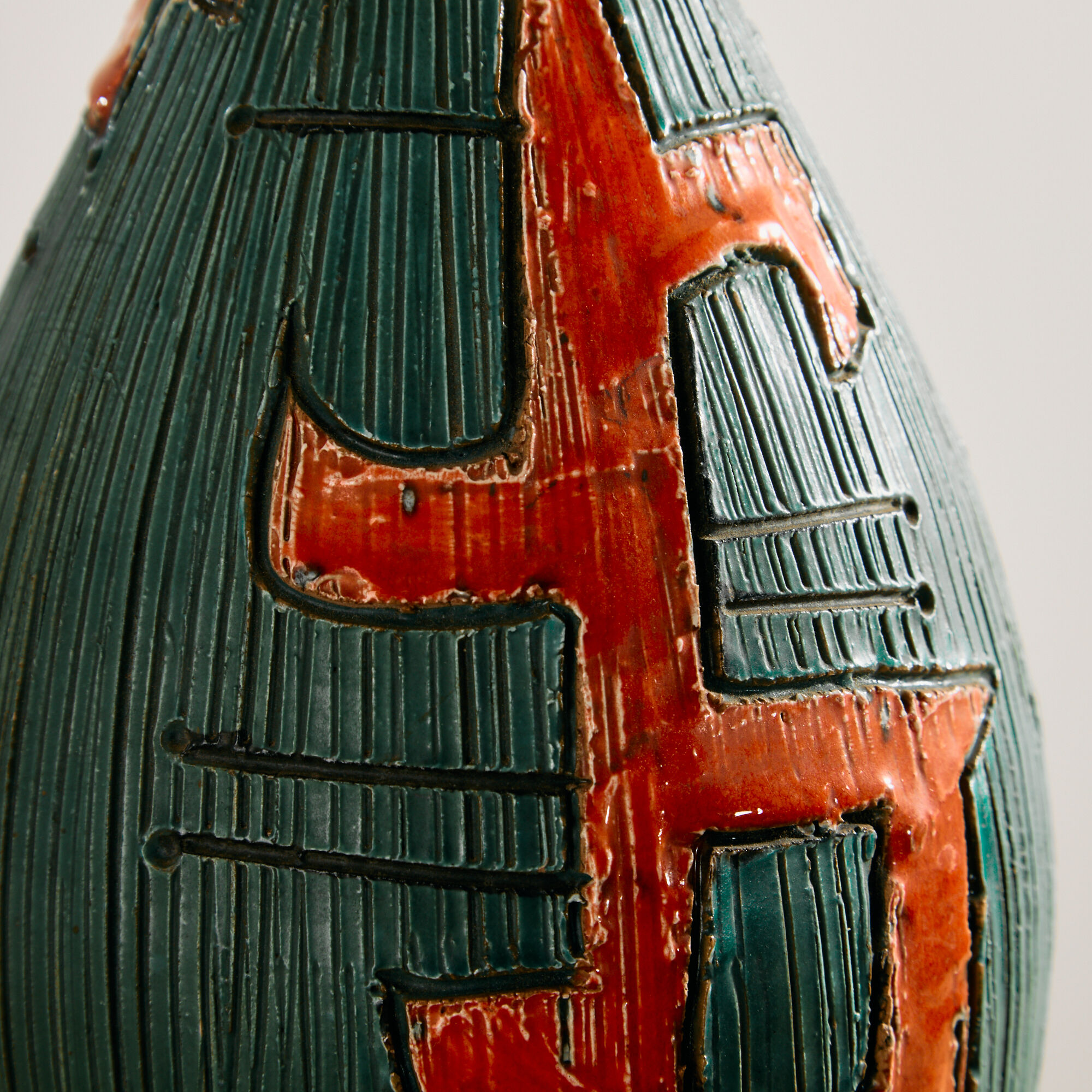 Ceramic table lamp by Jiří Georges & Paul Pannier