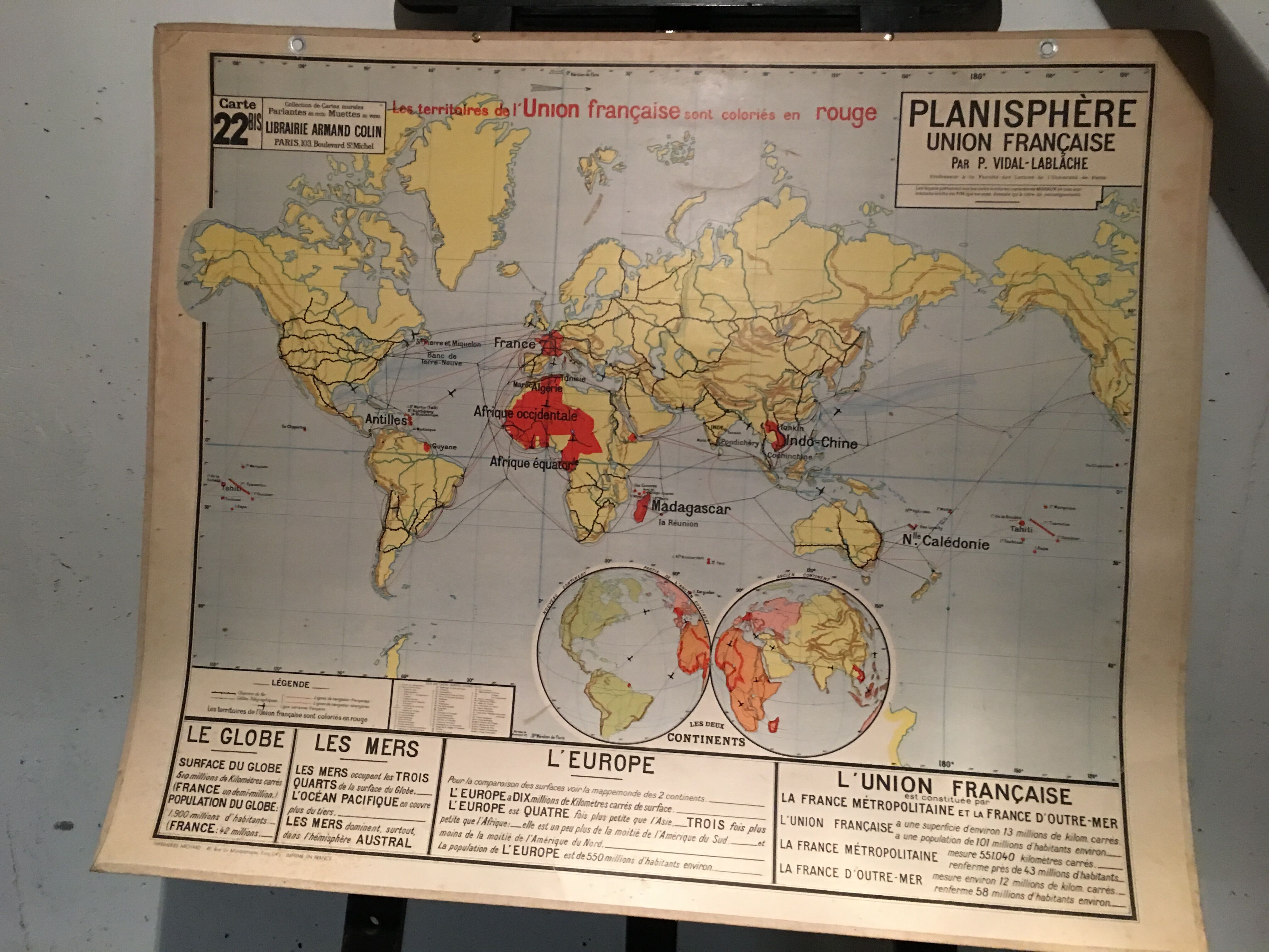 Armand colin school map