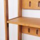 Folding bookcase shelf