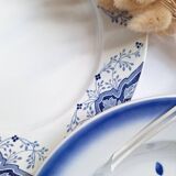 Shallow dish Badonviller and Creil and Montereau blue