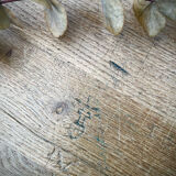Double patinated school desk