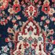 Handmade antique Persian Hamadan rug 71cm x 106cm, 1920s