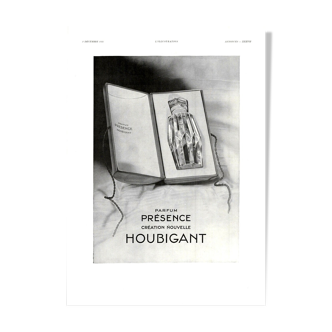Affiche vintage années 30 Houbigant parfum