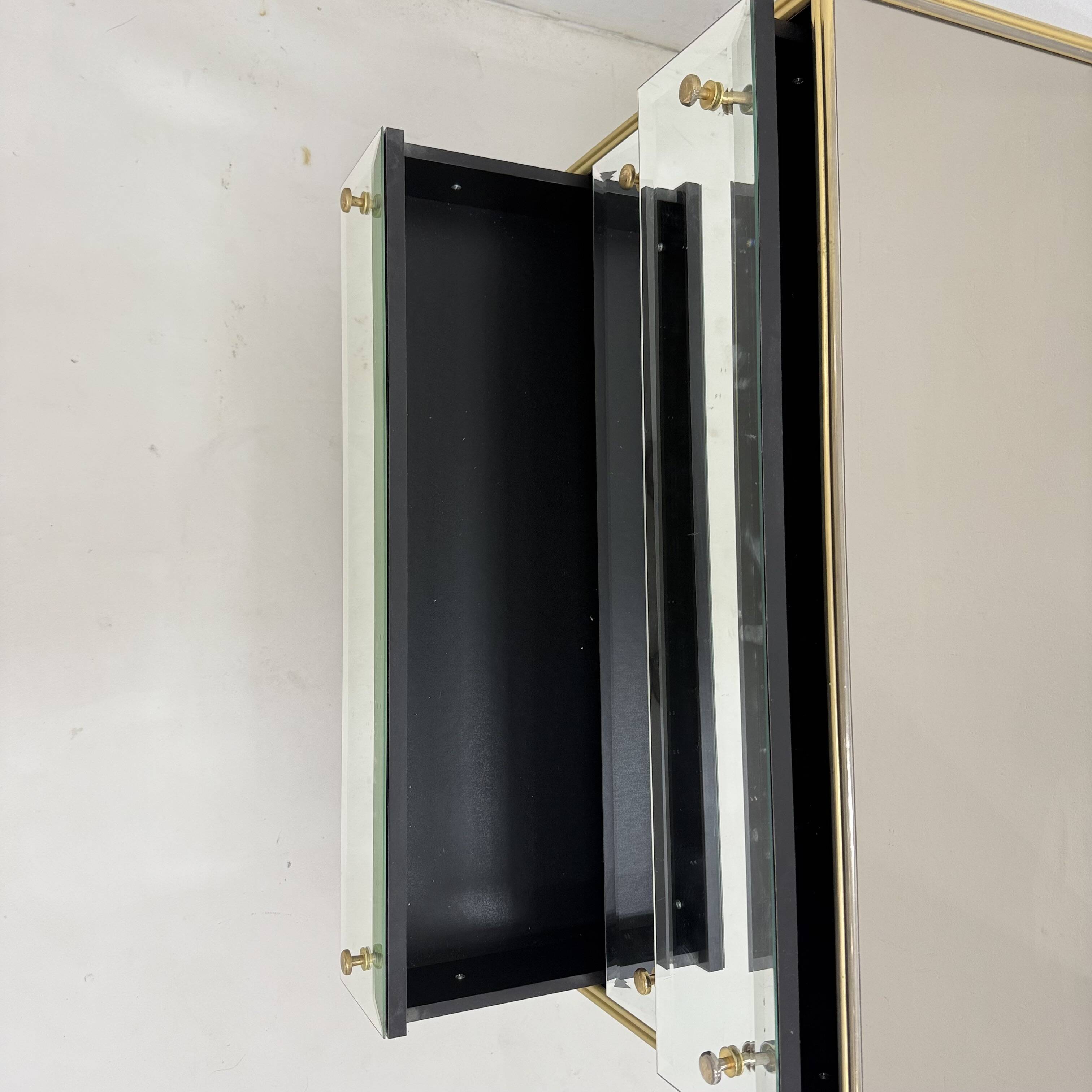 Commode à miroir Schöninger du milieu du siècle, années 1970