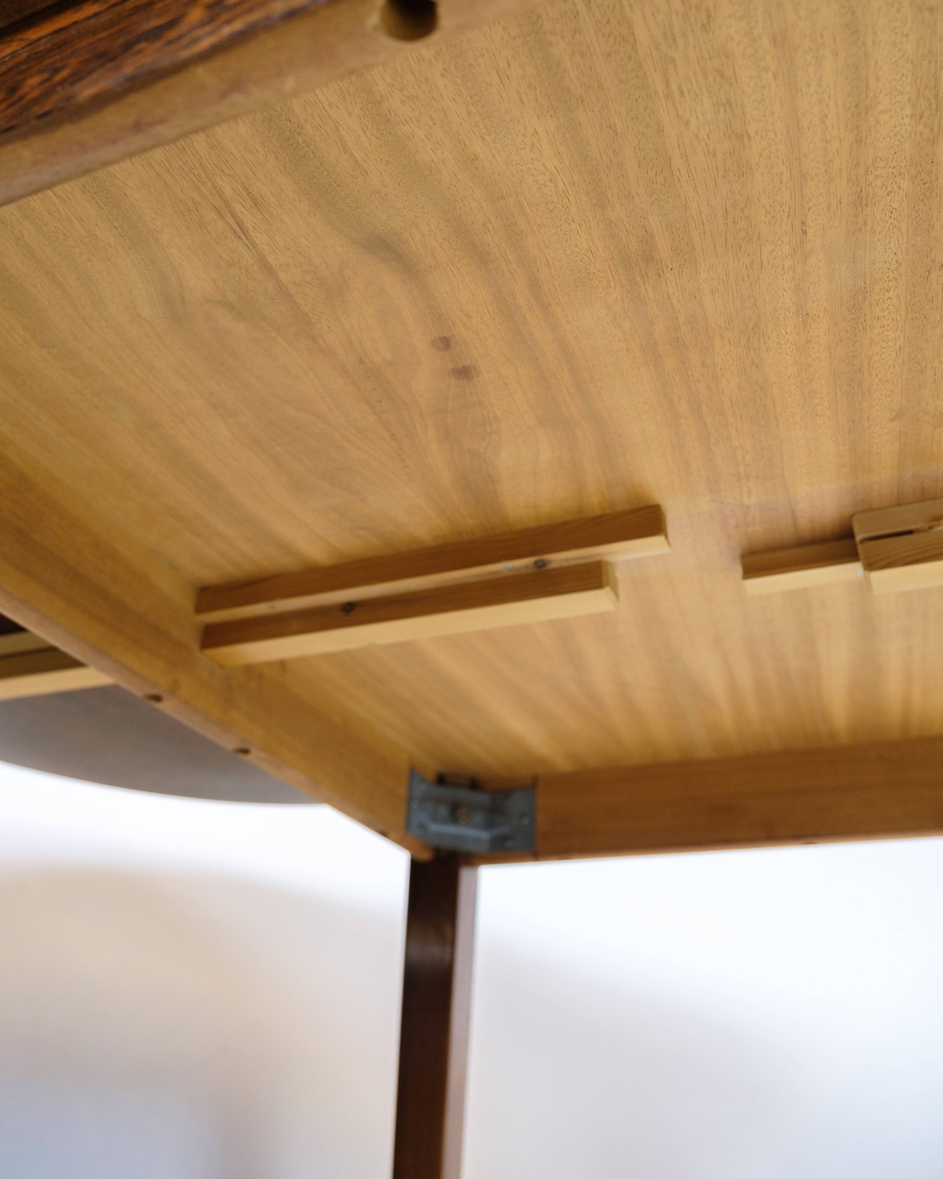 Dining table with drop leaves - Rosewood - Danish design - 1960s