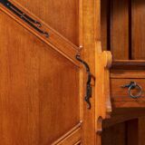 Gustave serrurier-bovy  buffet - vaisselier chambre d'artisan  circa 1