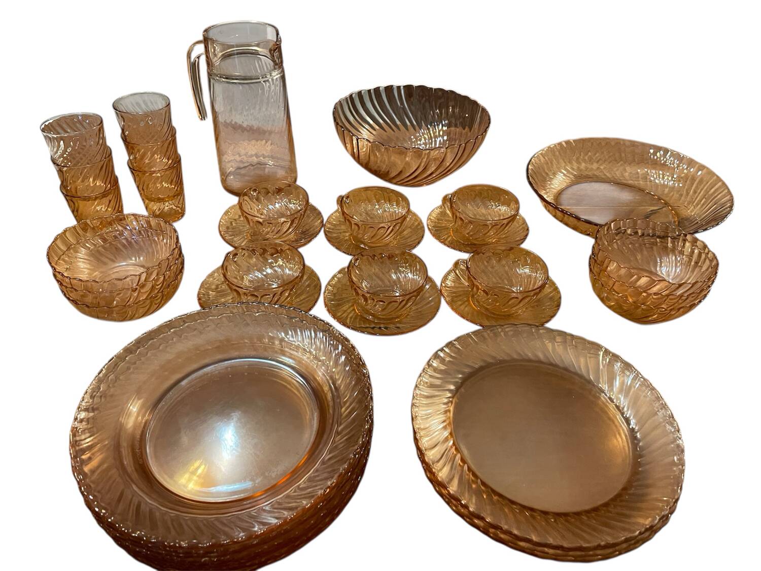 Rosaline Glass Tableware – Vintage