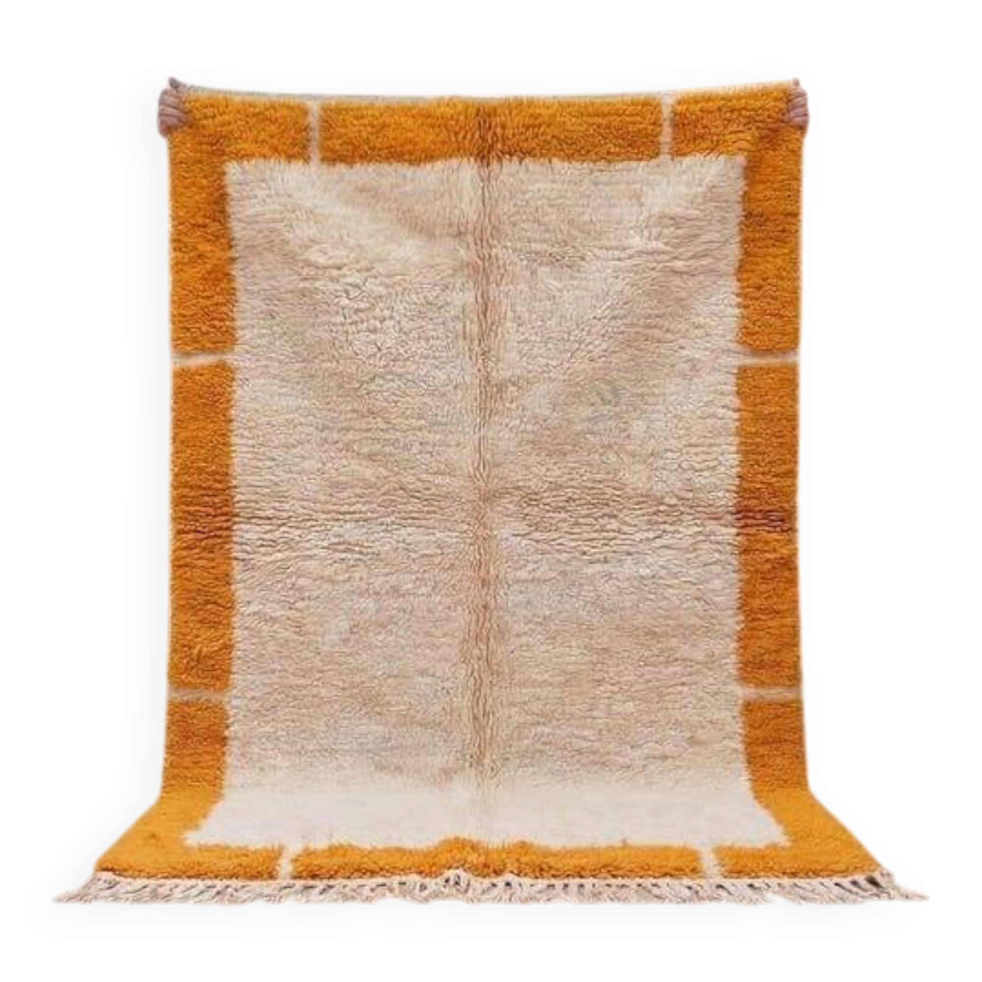 Traditional handmade pure wool Berber rug size 250x250 cm