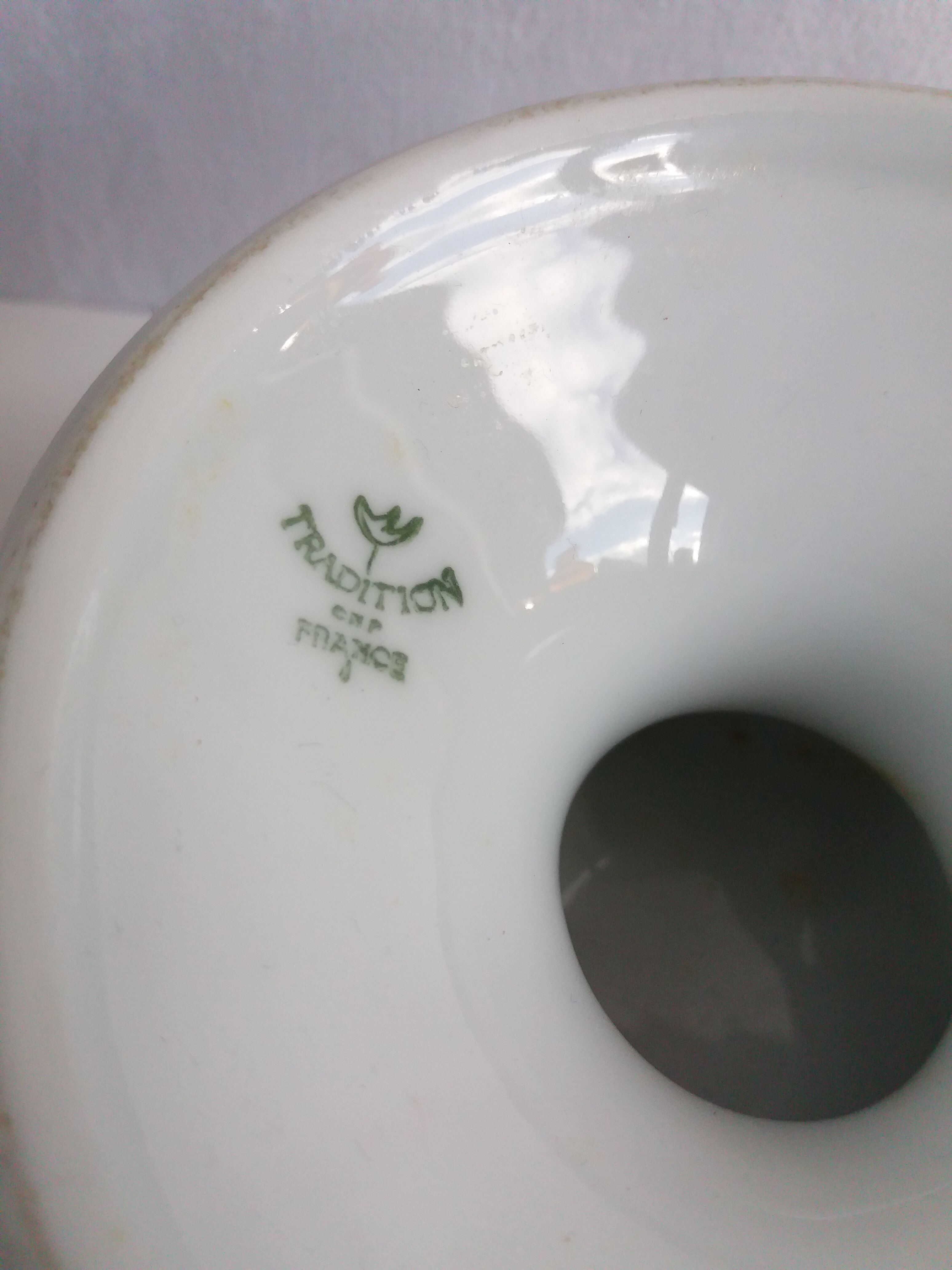 White porcelain dish