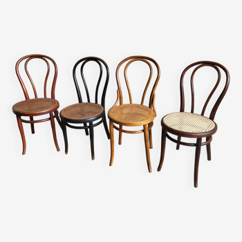 4 Thonet / Fischel Bistrot chairs N° 18