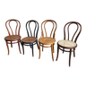4 chaises Bistrot Thonet / Fischel N° 18