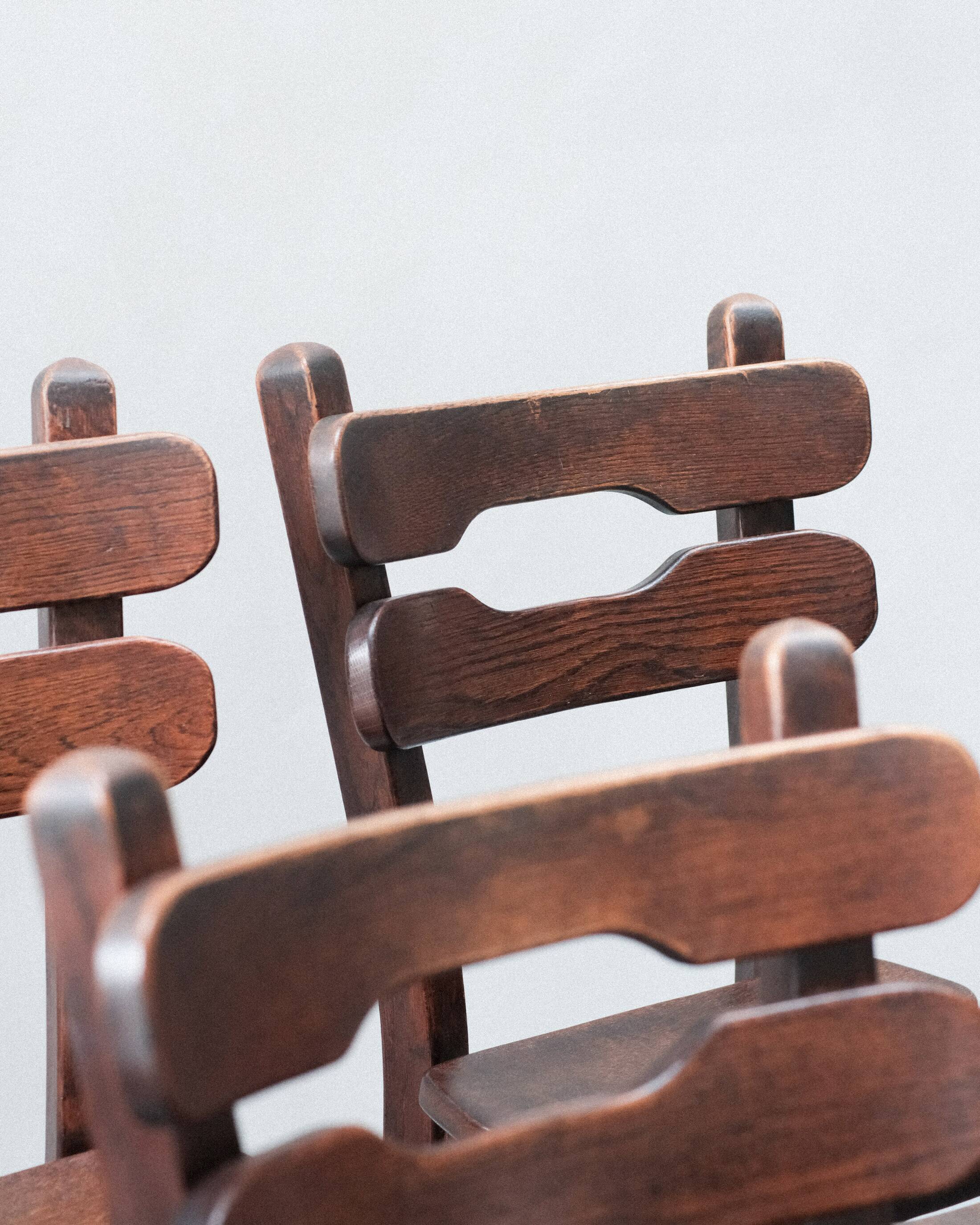 6 chaises de salle à manger dans le style de Dittmann & Co.