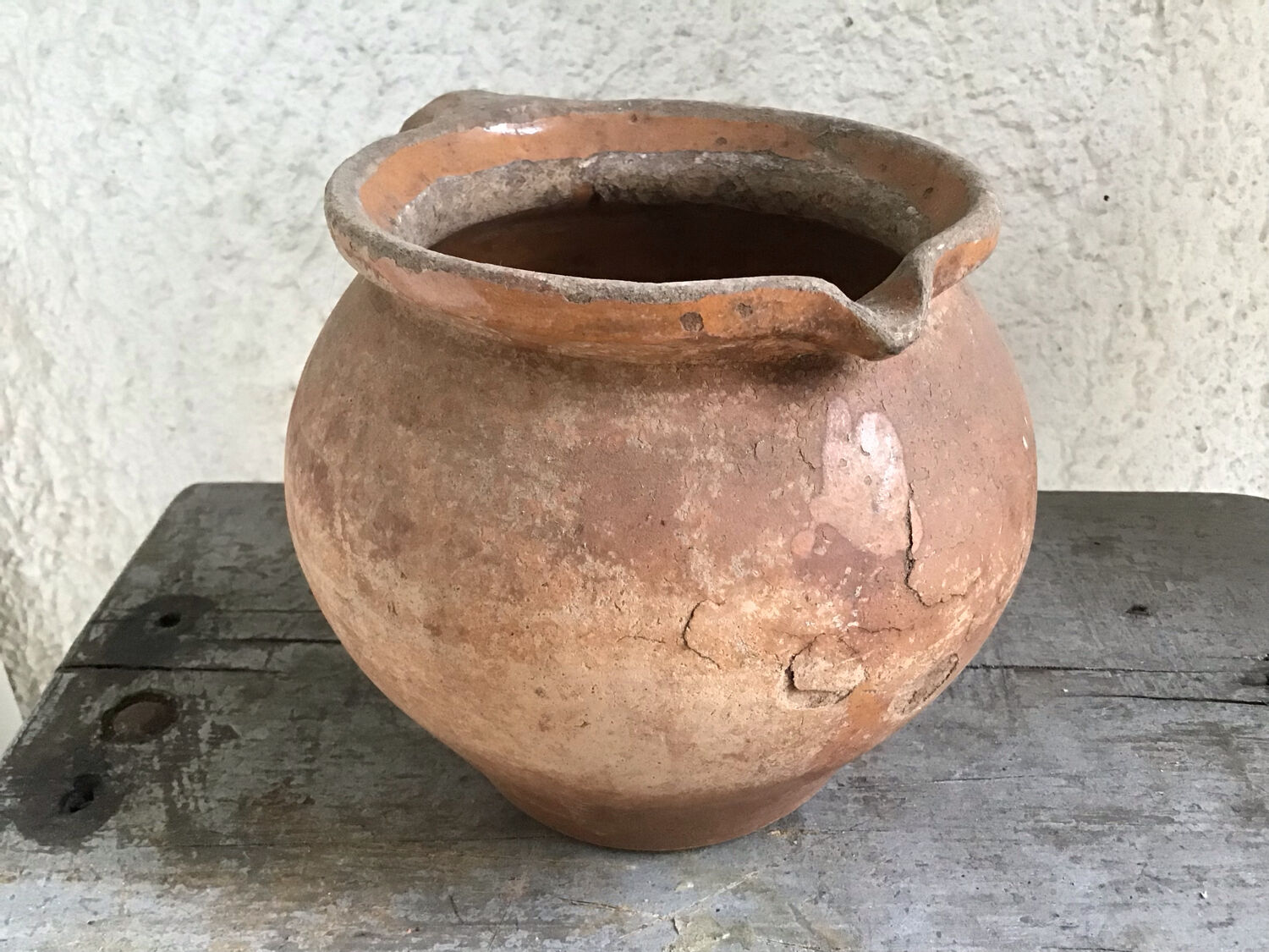 Terracotta pitcher