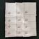 Set of 12 flower embroidery napkins