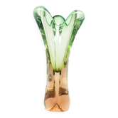 Mid-century modern vase, glass, designed by J. Hospodka, Czechoslovakia, 1960s