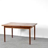 Midcentury Danish Extending Teak Table by A.M. Mobelfabrik.