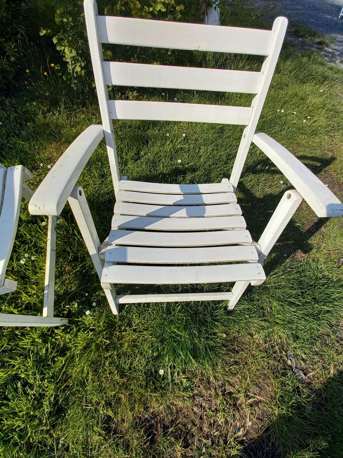 Paire de fauteuils vintage jardin Dejou