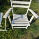 Paire de fauteuils vintage jardin Dejou