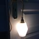 Paire de lampes baladeuses en verre dépoli