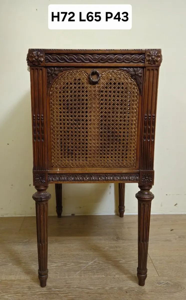 serving table / accent furniture in Louis XVI style – marble top