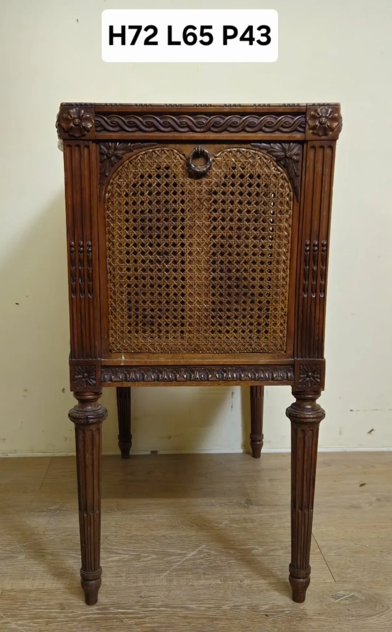 serving table / accent furniture in Louis XVI style – marble top