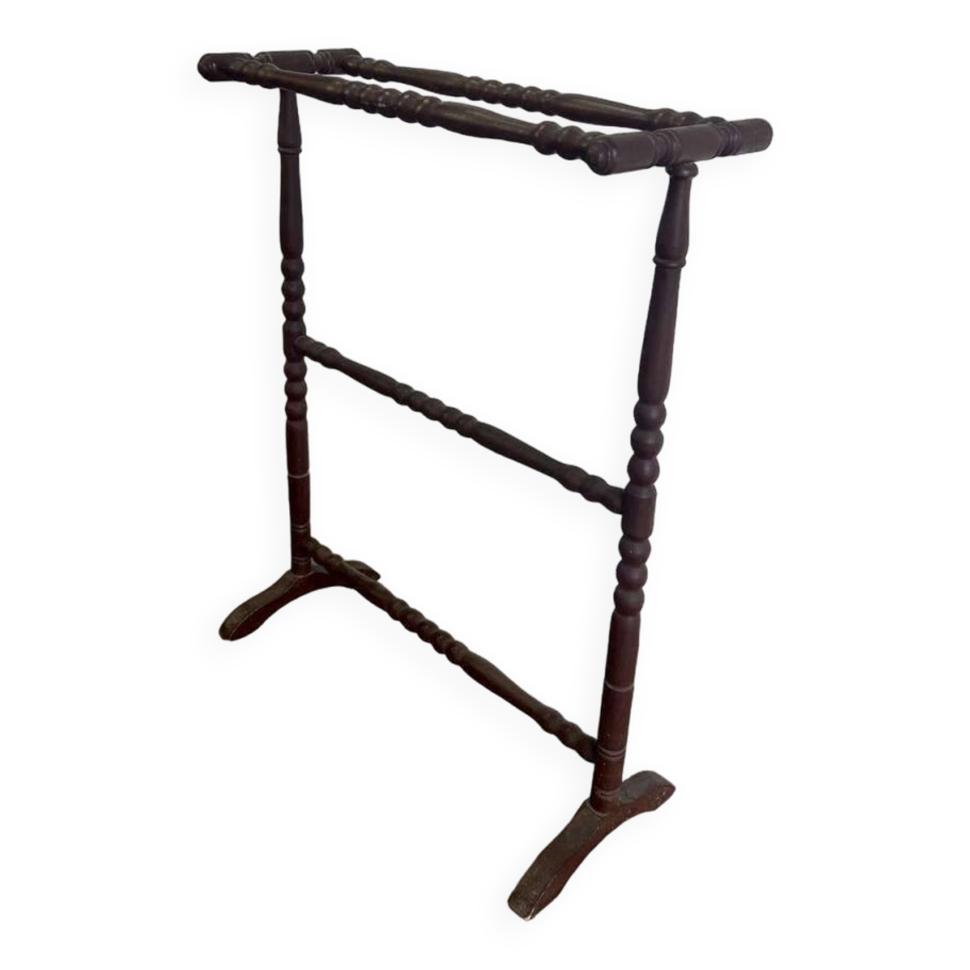 Vintage wooden towel rack / clothing rack