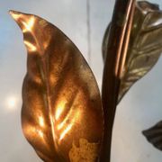 Gilded metal Florentine table or floor lamp by Hans Kögl, 1960s