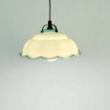 Opal glass pendant light