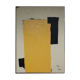 Abstract painting yellow acrylic "Soft harmony" 60x50cm