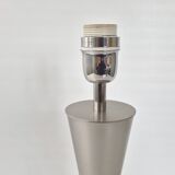 Vintage 1980 Tripod Flare Lamp in Chrome Steel & Brushed 80s Retro 1980s