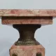 High Louis XVI column in marble and bronze