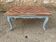 Table de style Louis XV en noyer dessus bois naturel