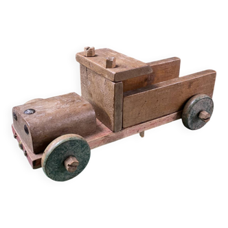 Wooden toy truck from the 30s