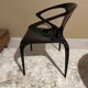 4 AVA chairs, glossy charcoal, Roche Bobois
