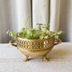 Brass planter with handles