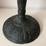 Old cast iron candlestick