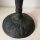 Old cast iron candlestick