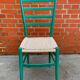 Lot de 4 chaises en bois dans le modèle italien de Chiavari
