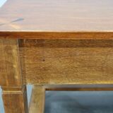1930s Restored Antique Oak Table, Czechoslovakia