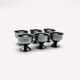 Six coquetiers en inox