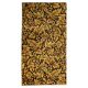1960s German acrylic rug with gold and brown 2.2' x 4.1 - 1C1287