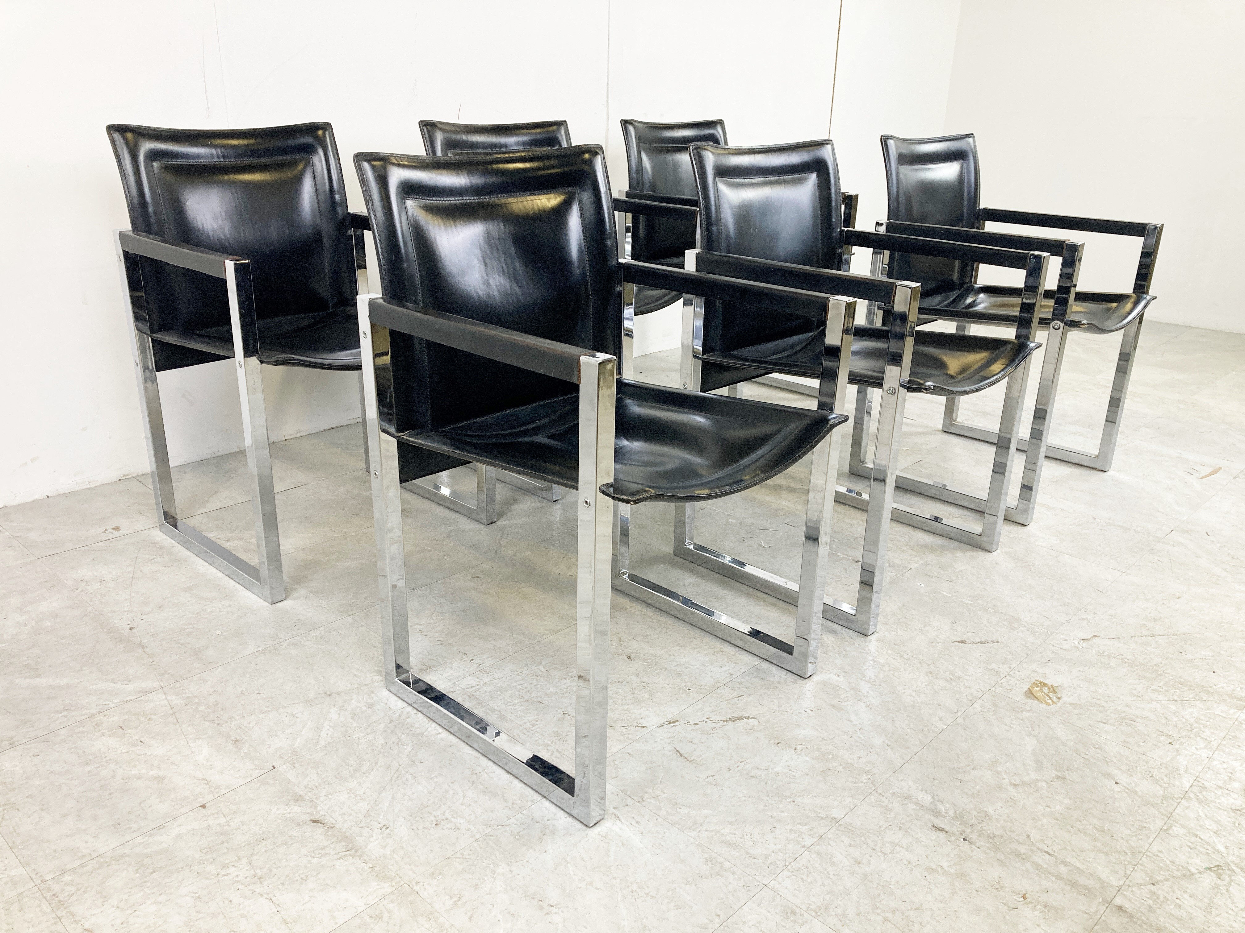 Vintage dining chairs by Arrben, 1980s