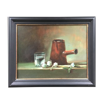 Painting tribute to Chardin