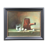 Painting tribute to Chardin
