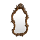 Miroir en stuc doré rocaille époque XIXème 110cm