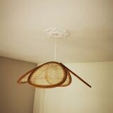 Suspension canvas and bamboo