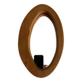 Miroir en pin design asymétrique, 1960