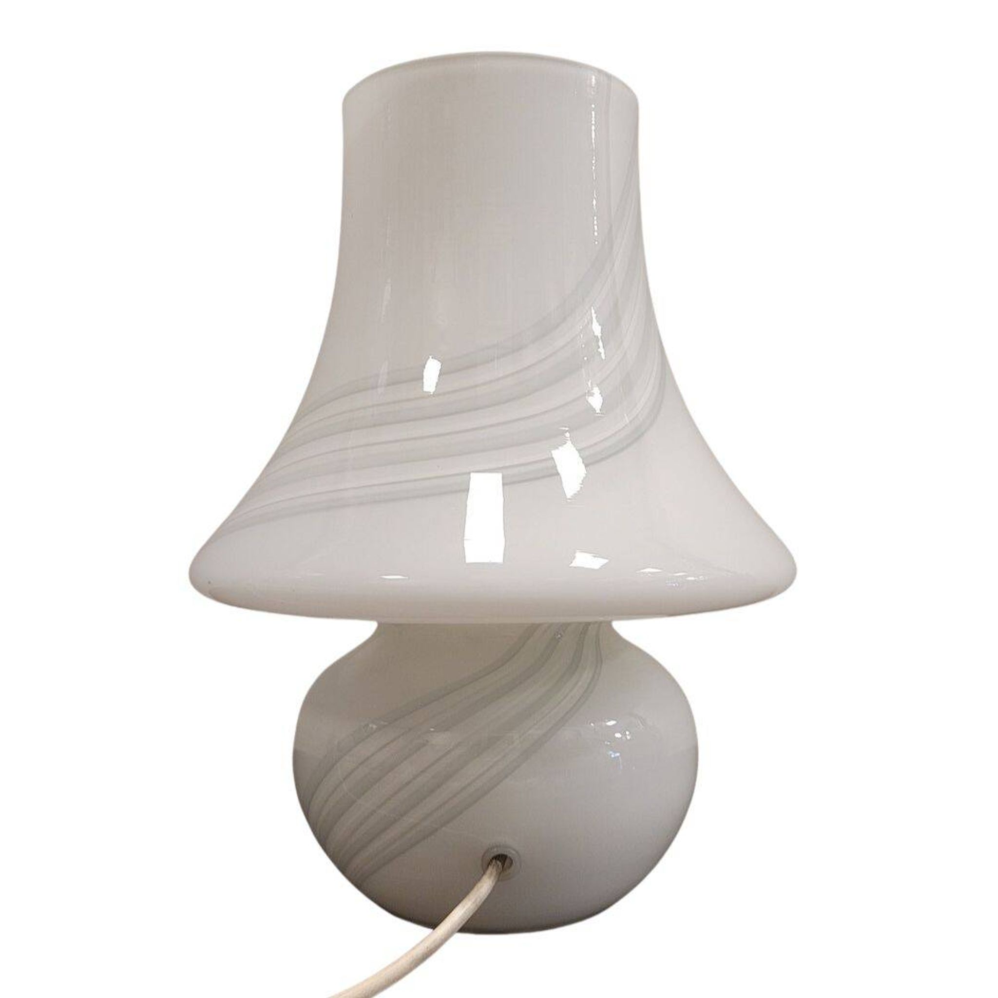 “Mushroom” mesa lamp, murano crystal, Mid-century, 70’s – Italia