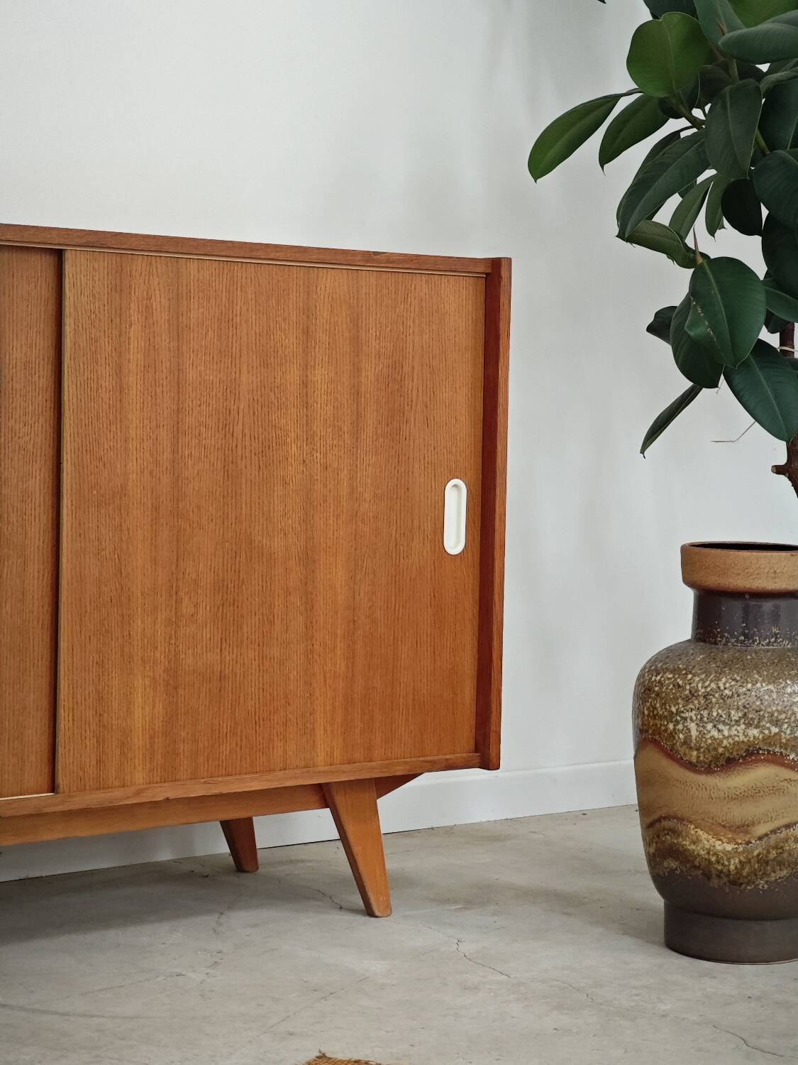 Buffet U 452 wooden furniture by Jiri Jiroutek for Interiér Praha 1960