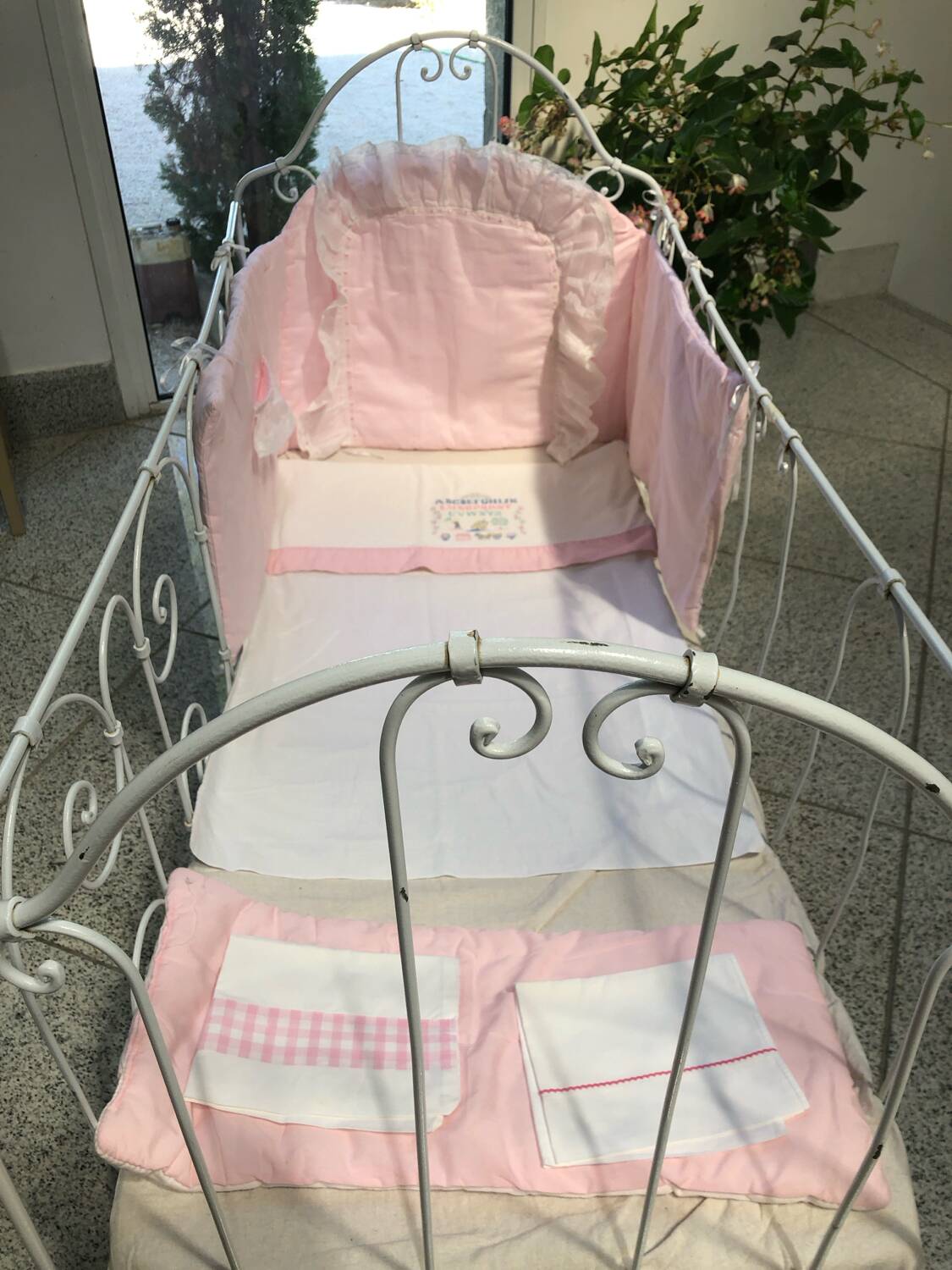 Wrought iron bed for children